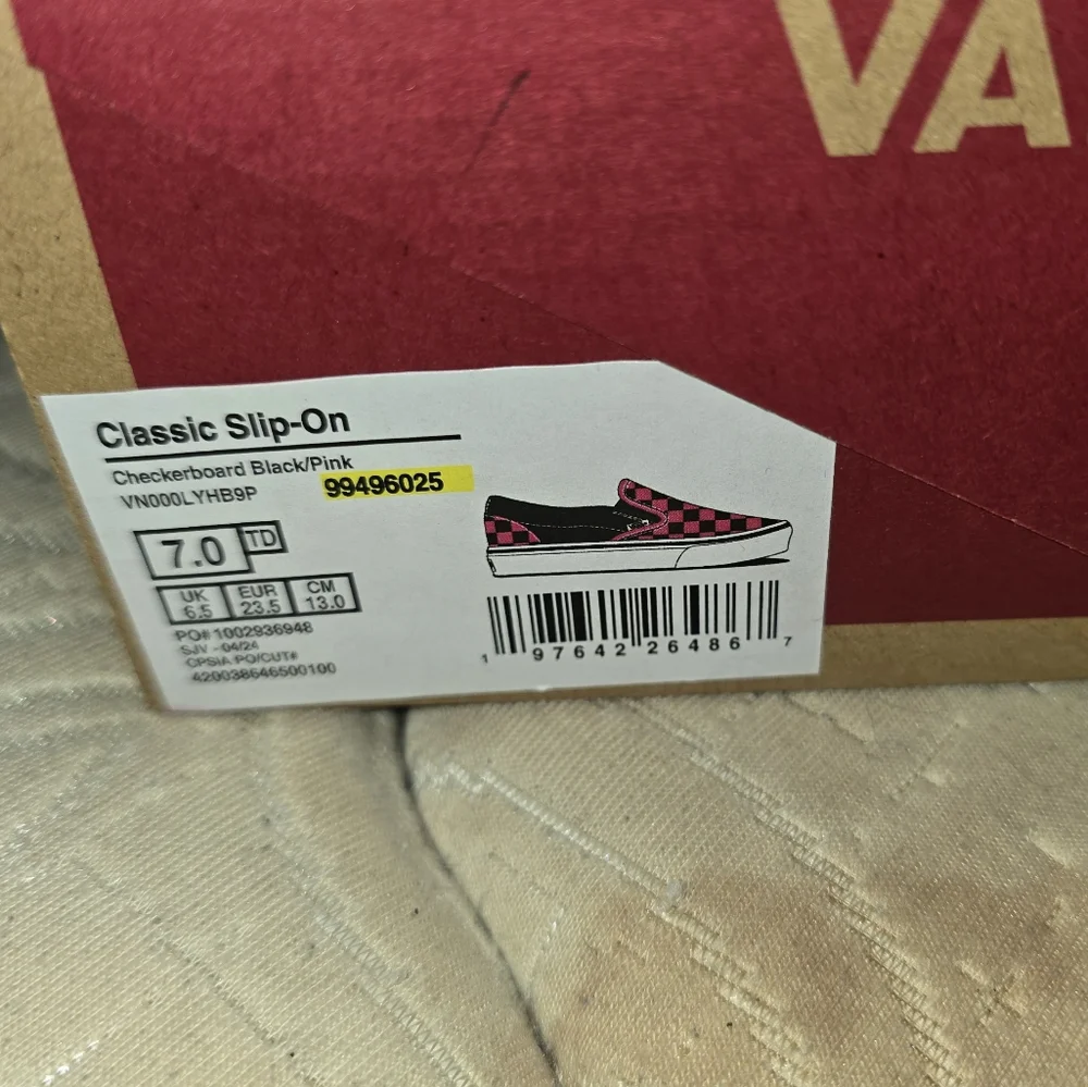 Vans Kids Slip On Shoes